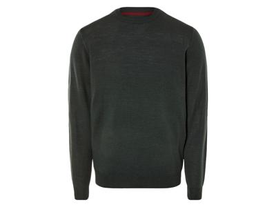 LIVERGY Heren merino wollen trui (XL, Groen)