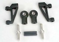 Control arms, upper (2)/ upper rod ends (with ball joints installed) (2)/ 4x20mm set (grub) screws (2) - thumbnail