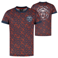 Orange Lion Sportshirt - Navy - Unleash The Lion - L - Max Verstappen