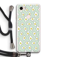 Spiegeleitjes: Pixel 3 Transparant Hoesje met koord