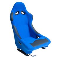 Sportstoel 'BW' - Blauw - Vaste rugleuning - incl. sledes SS82B