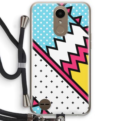 Pop Art #2: LG K10 (2017) Transparant Hoesje met koord