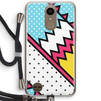 Pop Art #2: LG K10 (2017) Transparant Hoesje met koord