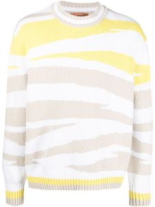 Missoni pull à motif zébré - Blanc