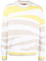 Missoni pull à motif zébré - Blanc Missoni pull à motif zébré - Blanc
