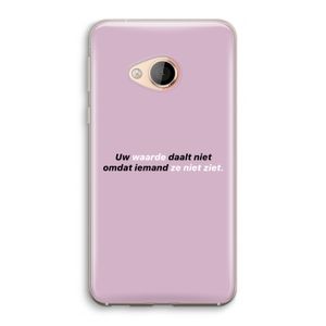 uw waarde daalt niet: HTC U Play Transparant Hoesje