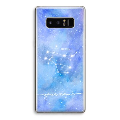 Sterrenbeeld - Licht: Samsung Galaxy Note 8 Transparant Hoesje