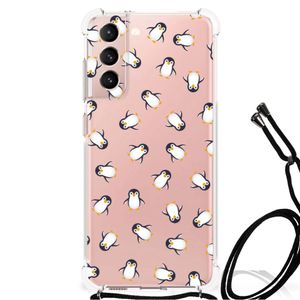 Doorzichtige Silicone Hoesje voor Samsung Galaxy S21 FE Pinguïn