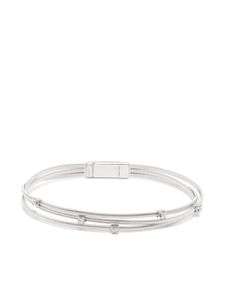 Marco Bicego bracelet en or blanc 18ct pavé de diamants - Argent