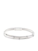 Marco Bicego bracelet en or blanc 18ct pavé de diamants - Argent