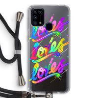 Loves: Samsung Galaxy M31 Transparant Hoesje met koord