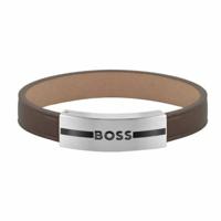 Hugo Boss 1580496M Leer 20 cm Heren armband