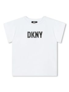 Dkny Kids t-shirt en jersey à logo imprimé - Blanc