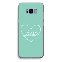 Best heart pastel: Samsung Galaxy S8 Plus Transparant Hoesje