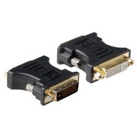 ACT AP1001 kabeladapter/verloopstukje DVI 24+5-pin Zwart - thumbnail