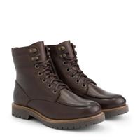 Travelin&apos; Women - lace-up boot casual - Donkerbruin - Maat 40