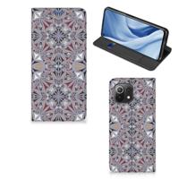 Xiaomi 11 Lite NE 5G | Mi 11 Lite | Standcase | Flower Tiles Xiaomi 11 Lite NE 5G | Mi 11 Lite | Standcase | Flower Tiles
