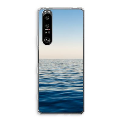 Water horizon: Sony Xperia 1 III Transparant Hoesje