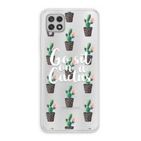 Cactus quote: Samsung Galaxy A22 4G Transparant Hoesje