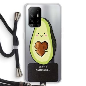 Avocuddle: Oppo A95 5G Transparant Hoesje met koord