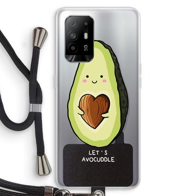 Avocuddle: Oppo A95 5G Transparant Hoesje met koord