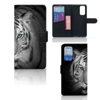 OnePlus 9 Pro | Telefoonhoesje | Met pasjeshouder | Tijger