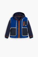 Afneembare jas met schapenvacht - BLUE - 13/14