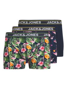 Jack & Jones Jack & Jones Heren Boxershorts Trunks JACPINK Flamingo Print 3-Pack