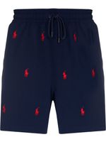 Polo Ralph Lauren short à logo brodé - Bleu - thumbnail