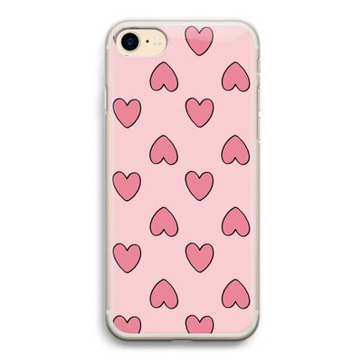 Ondersteboven verliefd: iPhone 7 Transparant Hoesje