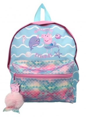 Nickelodeon rugzak Zeemeermin Peppa Pig 8 liter blauw/roze Nickelodeon rugzak Zeemeermin Peppa Pig 8 liter blauw/roze