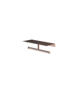 Hotbath &More Dubbele rolhouder voor Planchet serie Geborsteld koper PVD