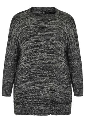Yoek Pullover mouliné | Zwart | Maat 54/56