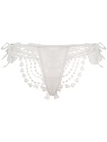 Belle Et Bon Bon string Bisoux en dentelle - Blanc