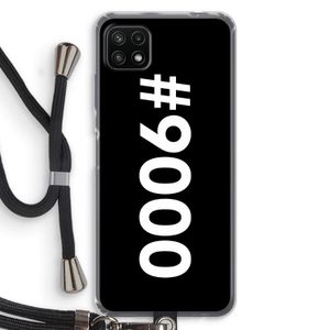 #9000: Samsung Galaxy A22 5G Transparant Hoesje met koord