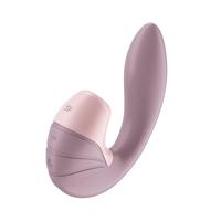 Satisfyer - Insertable Double Air Pulse Vibrator Supernova - Old Rose - thumbnail