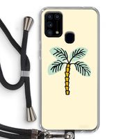 Palmboom: Samsung Galaxy M31 Transparant Hoesje met koord