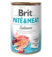 BRIT Paté & Meat met zalm - nat hondenvoer - 400 g