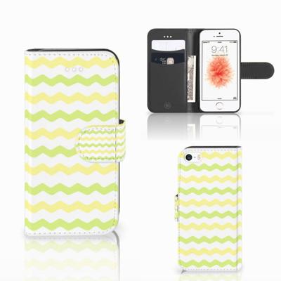 Apple iPhone 5 | 5s | SE | Telefoon Hoesje | Waves Yellow