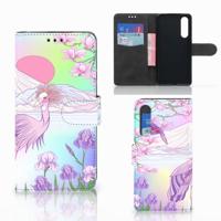 Huawei P30 | Telefoonhoesje | Met pasjeshouder | Bird Huawei P30 | Telefoonhoesje | Met pasjeshouder | Bird