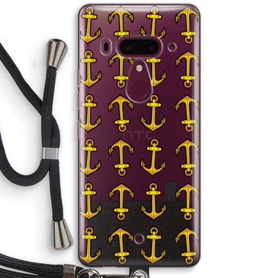 Musketon Anchor: HTC U12+ Transparant Hoesje met koord