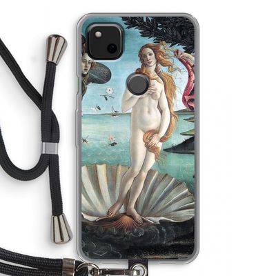 Birth Of Venus: Pixel 4a Transparant Hoesje met koord