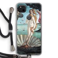 Birth Of Venus: Pixel 4a Transparant Hoesje met koord