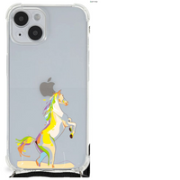 iPhone 14 Plus Stevig Bumper Hoesje Horse Color