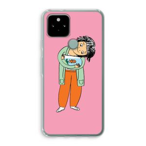 Visknuffel: Google Pixel 5 Transparant Hoesje