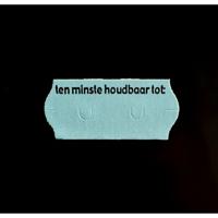 Etiket 2612 blauw perm 2slit Tenminste h
