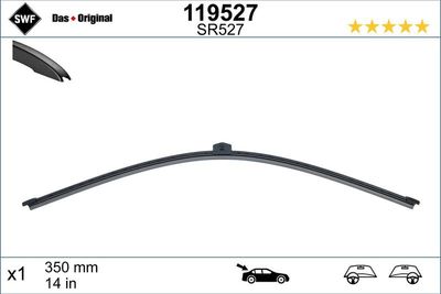 Ruitenwisser ORIGINAL VISIOFLEX REAR 119527