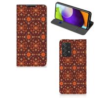 Samsung Galaxy A52 | Hoesje met Magneet | Batik Brown