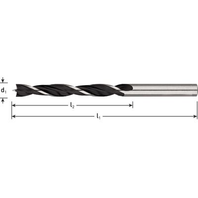Houtboor 9x120mm