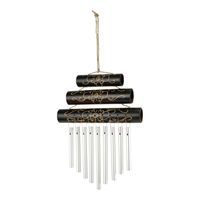 Windgong van Bamboe Donkerbruin (35 x 17 cm) - thumbnail